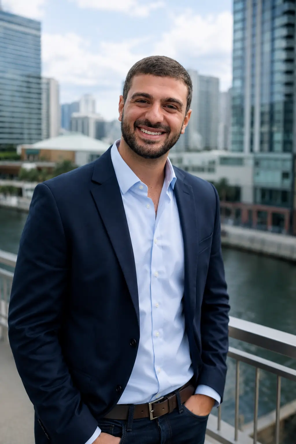 A photograph of Houst partner Abe for Brighton. They are a part of the Houst short term rental management team Brighton.