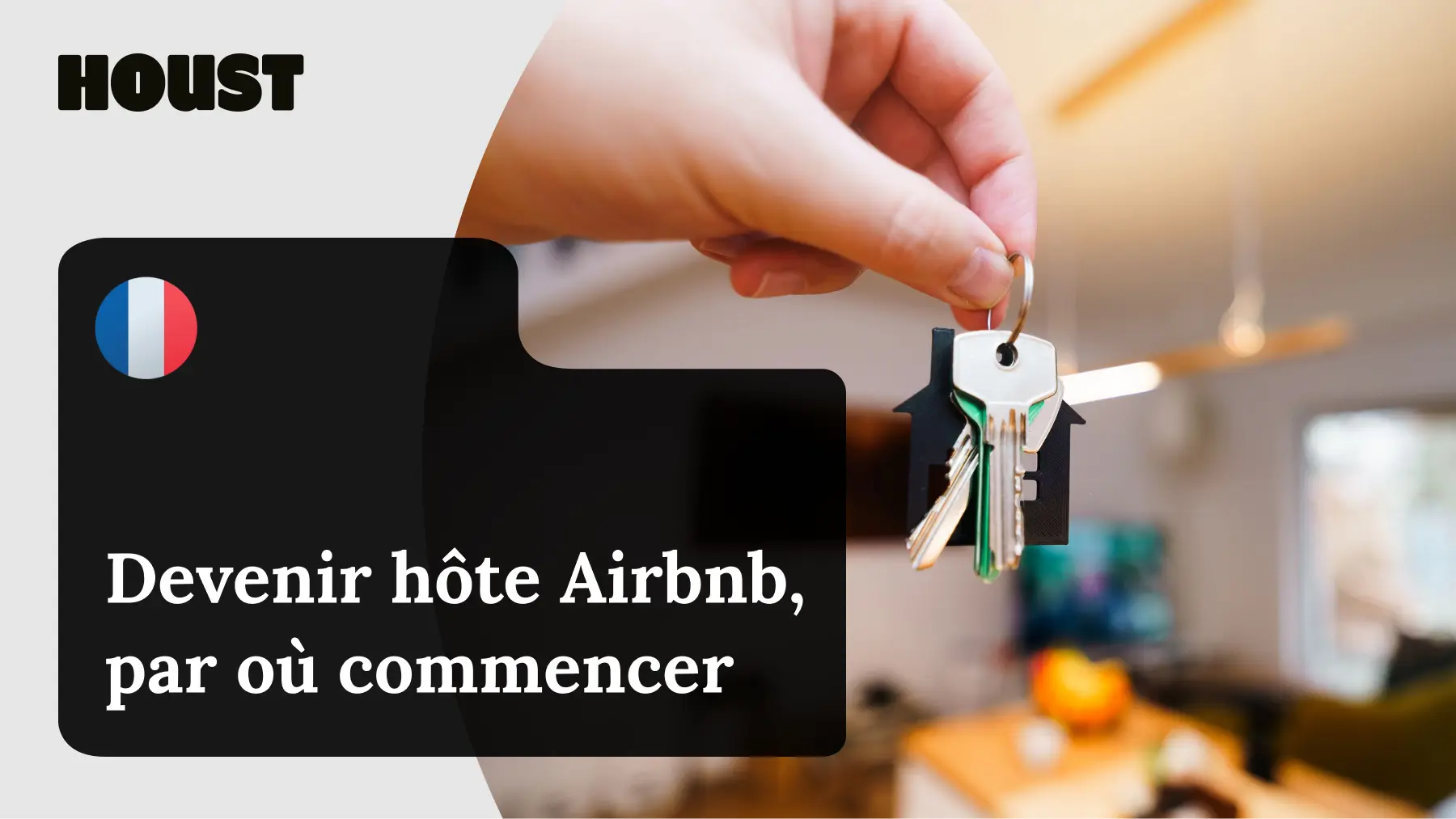Cles remises devant la porte d'un appartement
