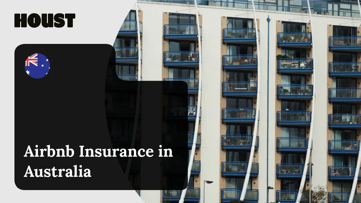 Apartment block with rows of blue balconies, featured image for Houst's guide to Airbnb insurance in Australia