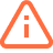 Icon of a red triangle to indicate a message of warning.