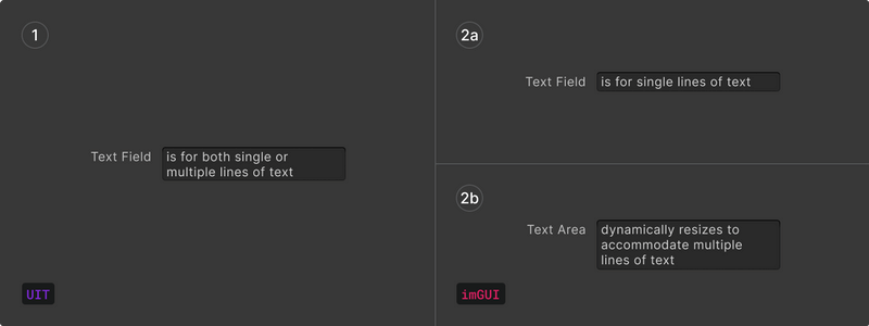 Text Field Programming Text Field