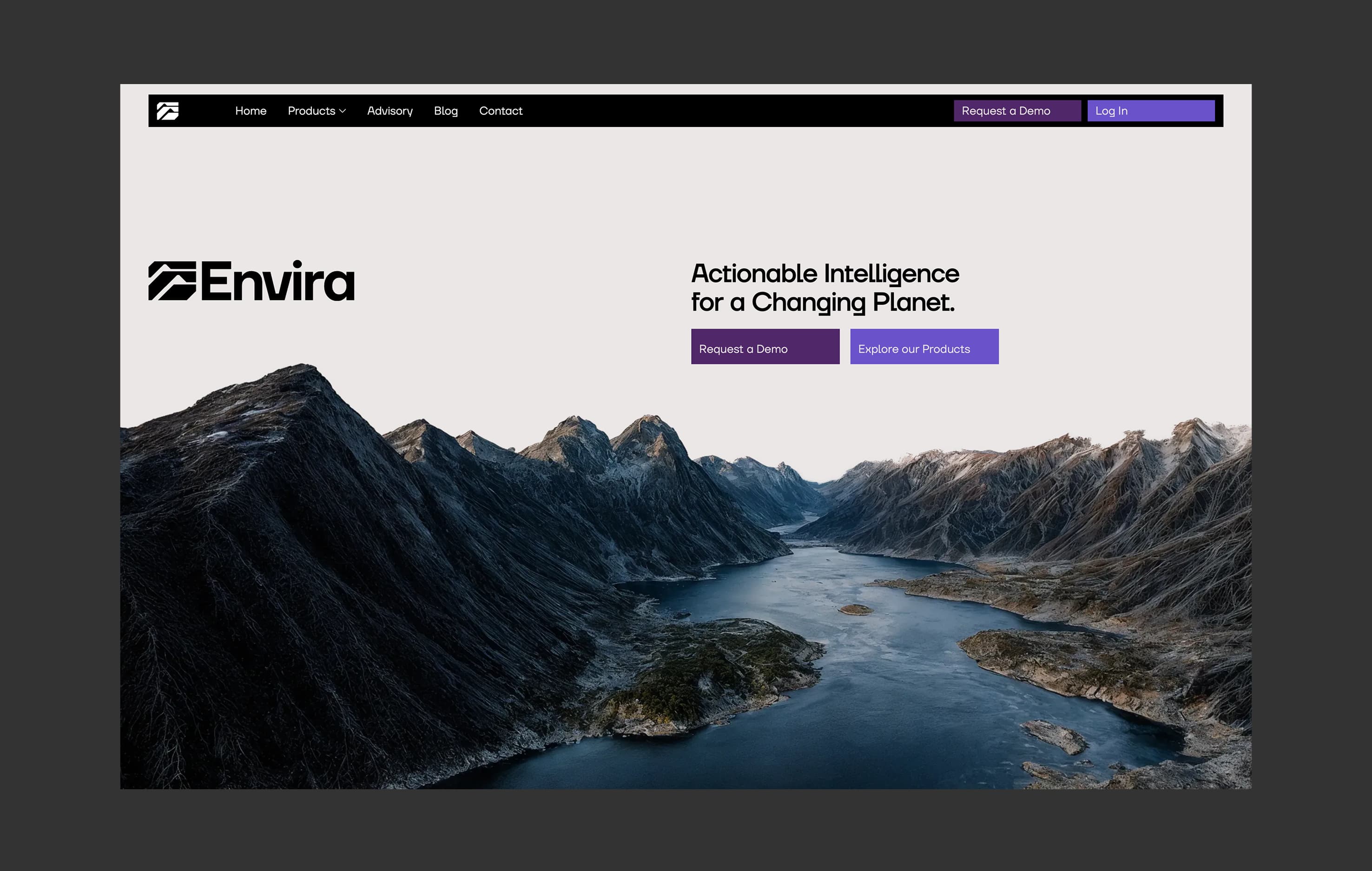 Envira | Actionable Intelligence for a Changing Planet. cover image