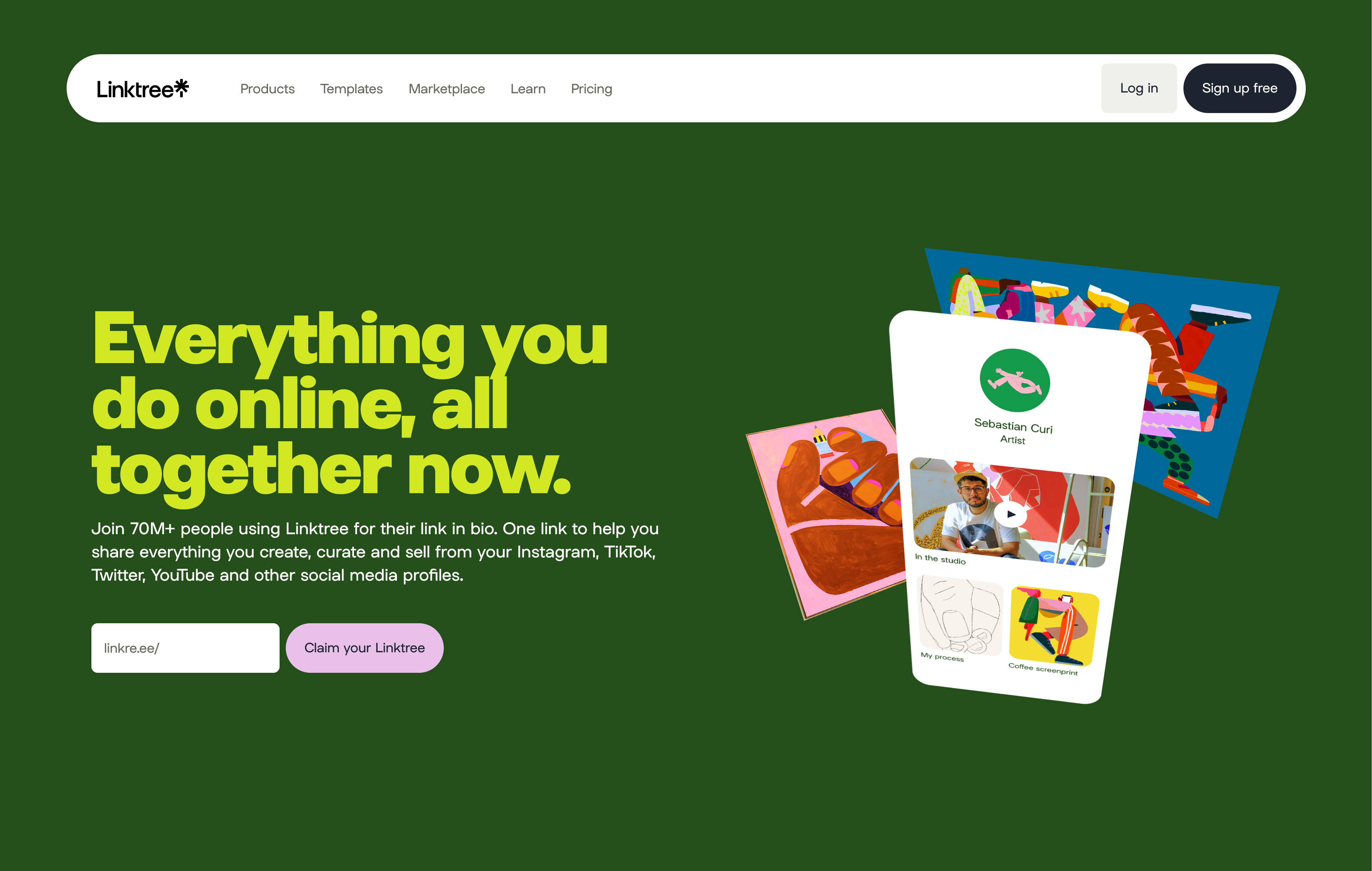Linktr.ee Full Site Build cover image