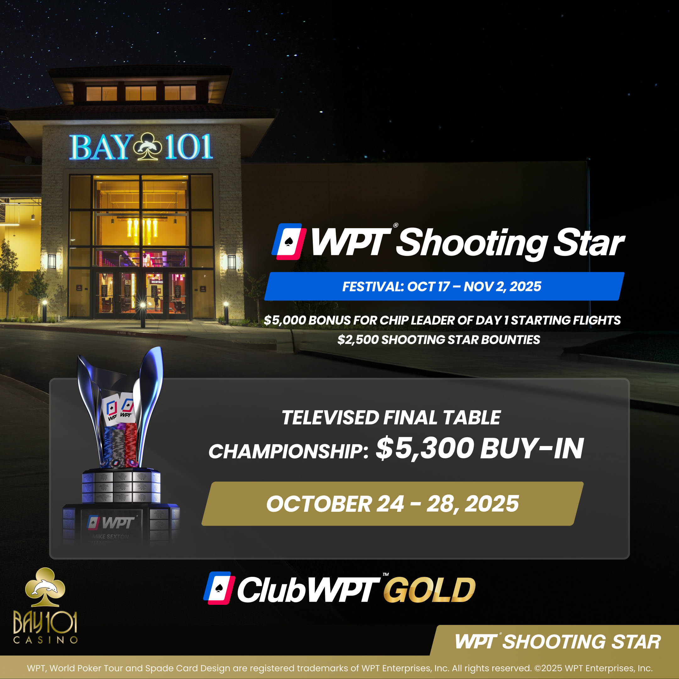 Bay101 Casino under the stars