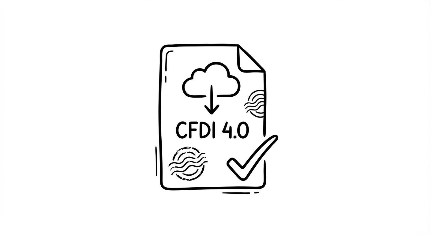 Ícono de facturación electrónica CFDI 4.0