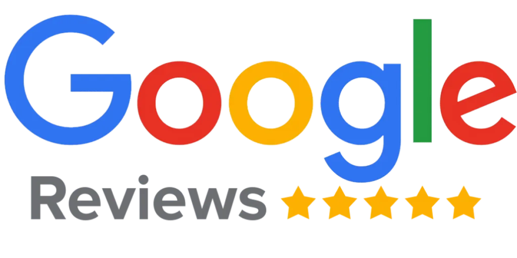 Google reviews image showing 5 stars