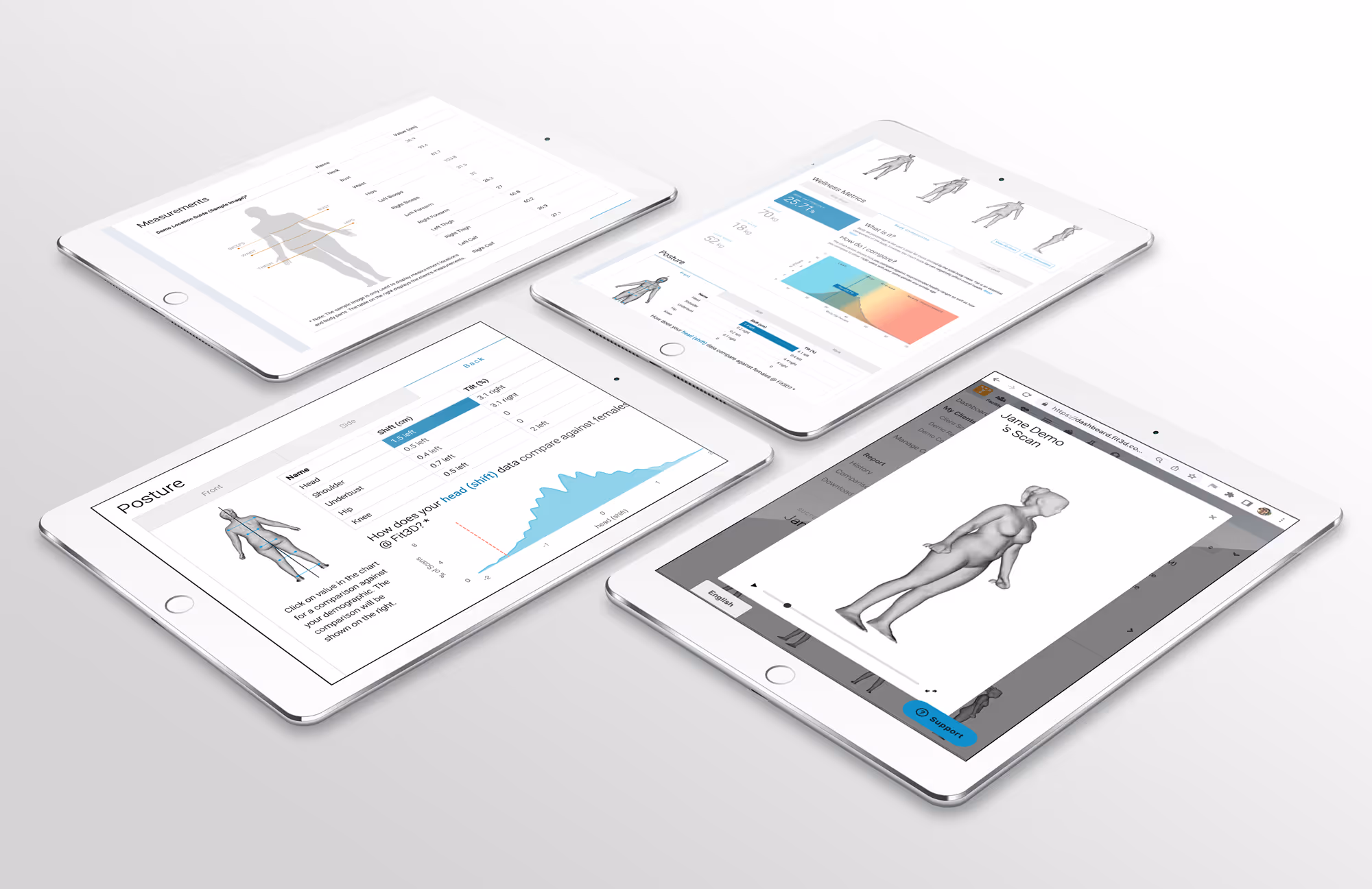 mobile 3d body scan reports