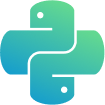 An icon symbolizing python.
