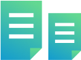 An icon symbolizing the documents.
