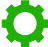 An icon symbolizing an installation.