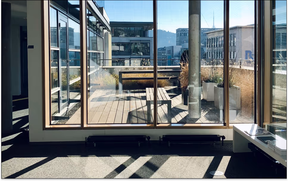 Office view in Krakow