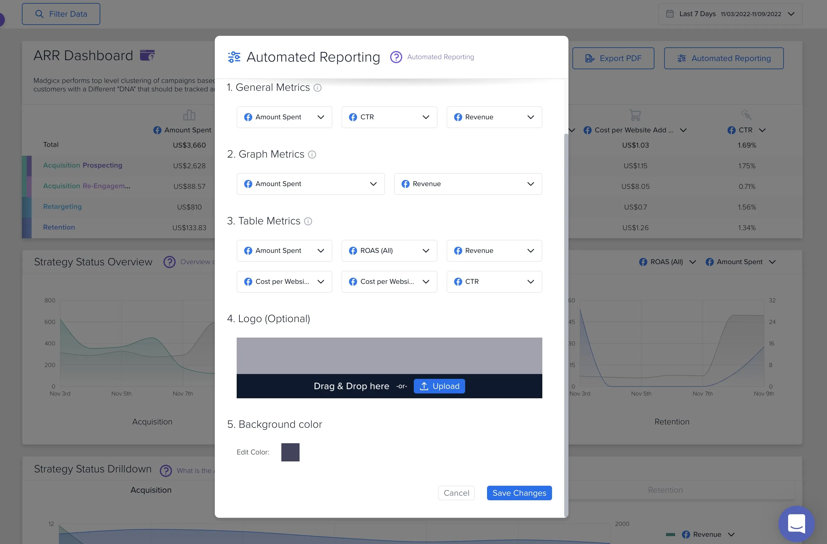 How to customize your reports