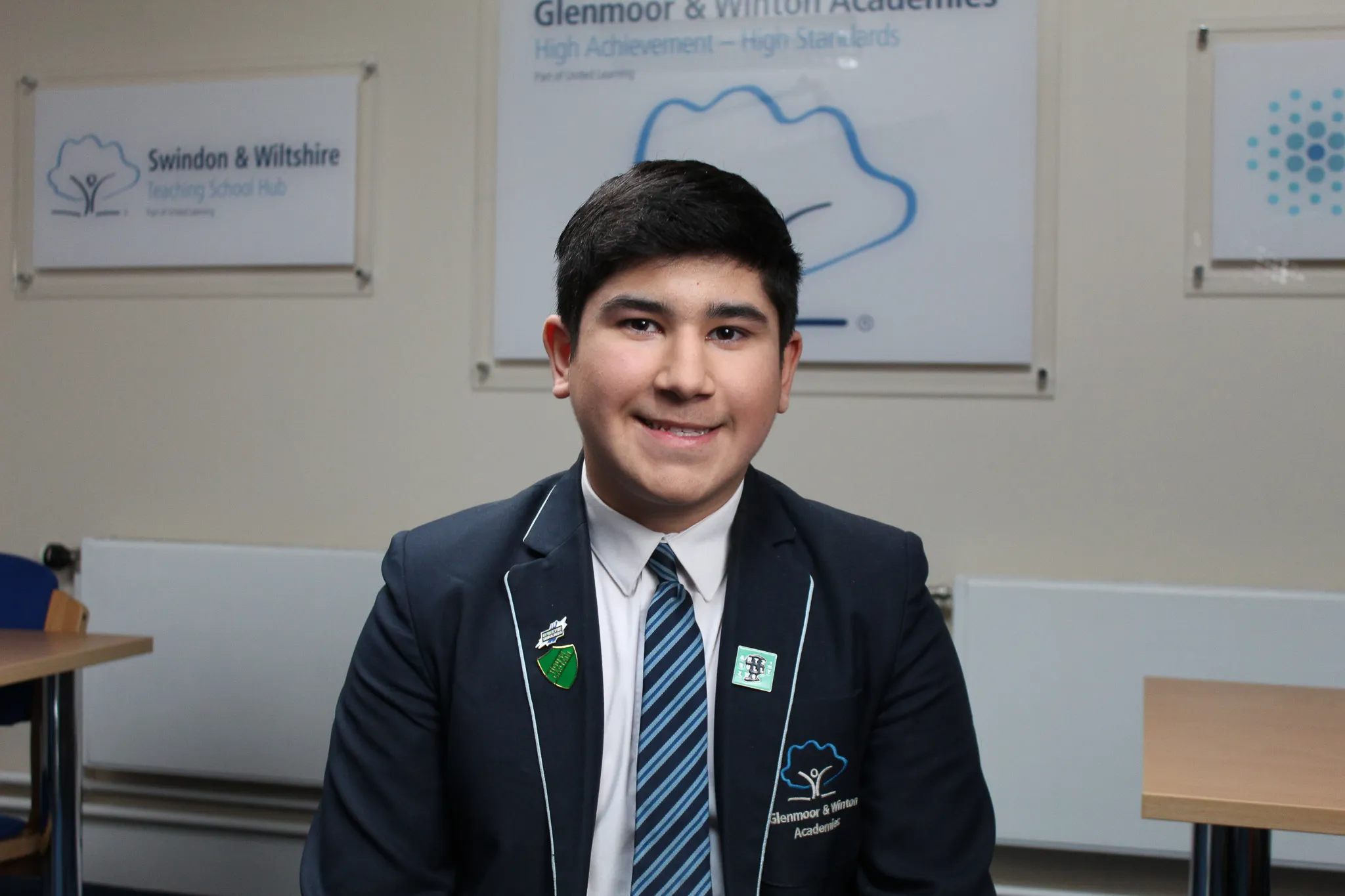 Photo of Mathias, student at Glenmoor & Winton Academies