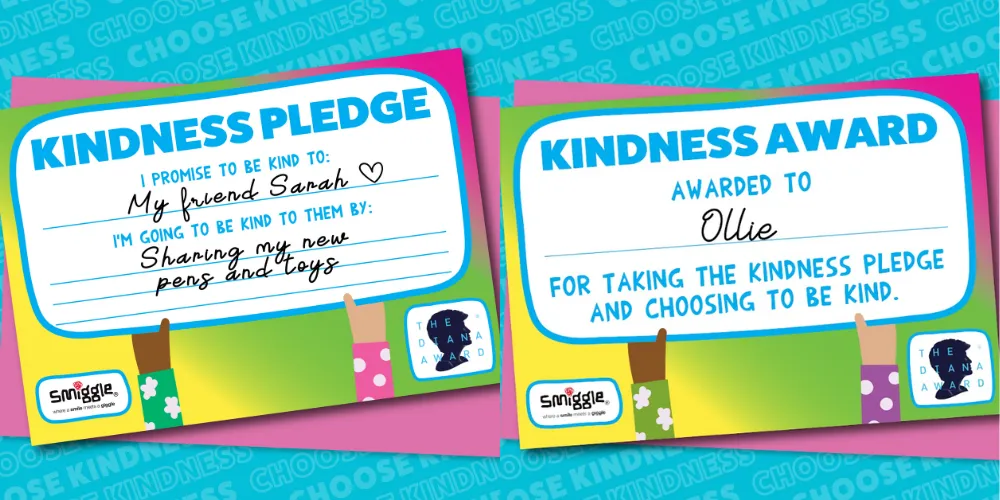Smiggle x The Diana Award Kindness Pledge