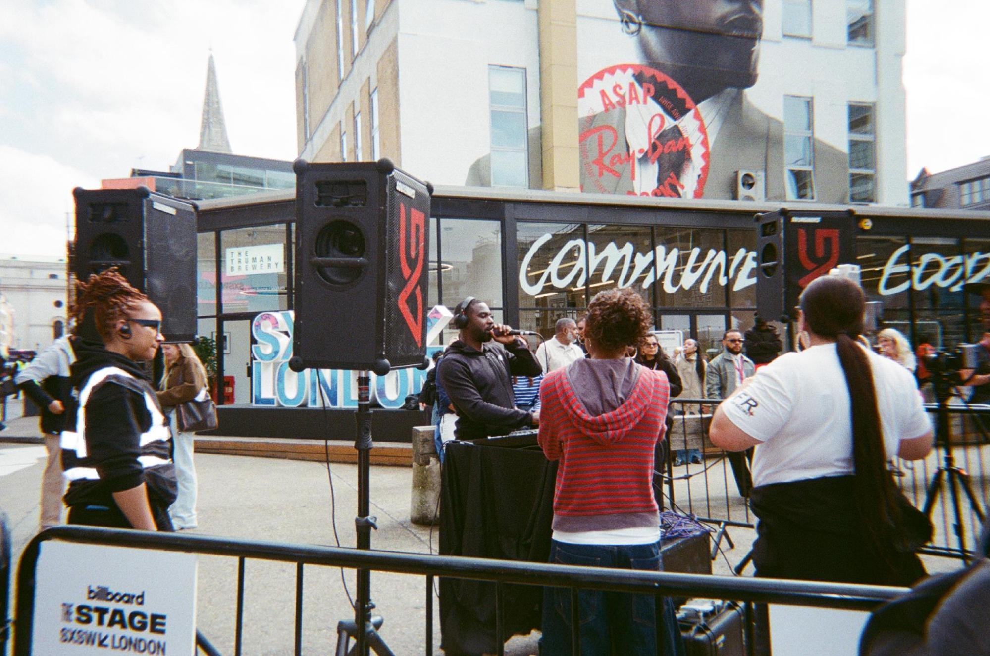 DJ AG captured keeping the energy high and the crowd moving throughout the day