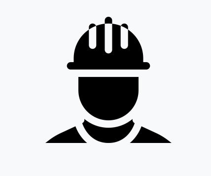 Worker safety icon representing 140 million safe working hours