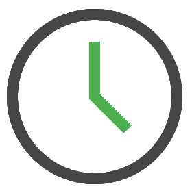 One-hour installation icon