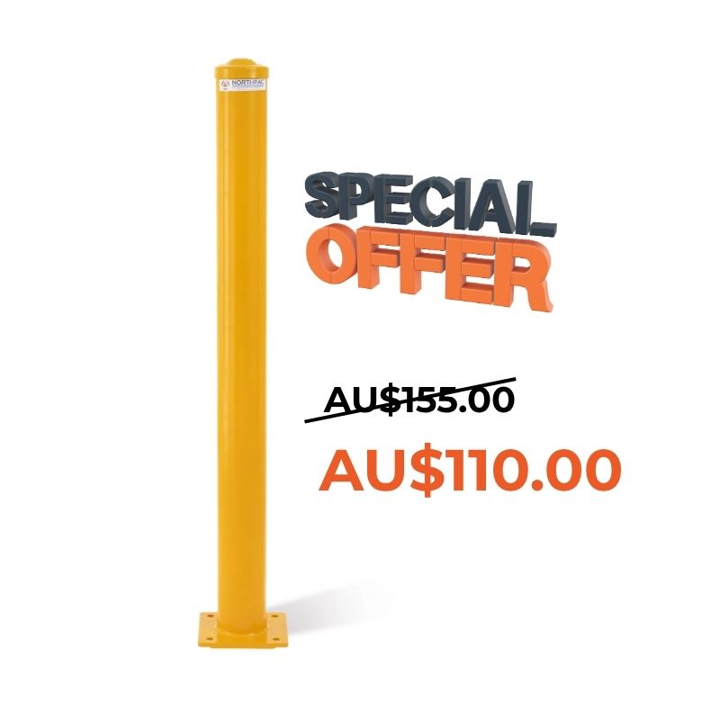 Bolt Down Bollard 114 OD x 1300mm