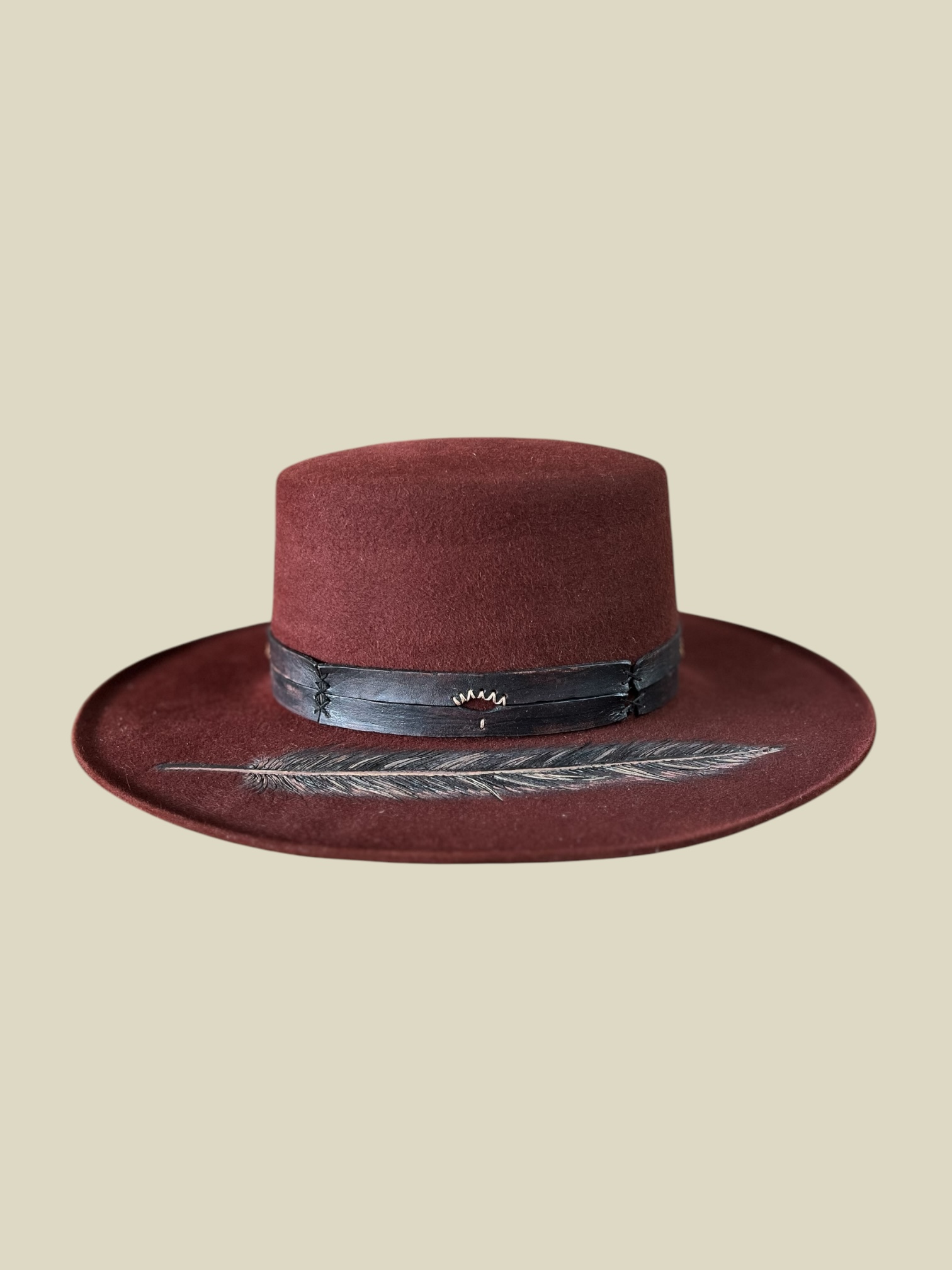 Flat Top Wide Brim Hat | $740