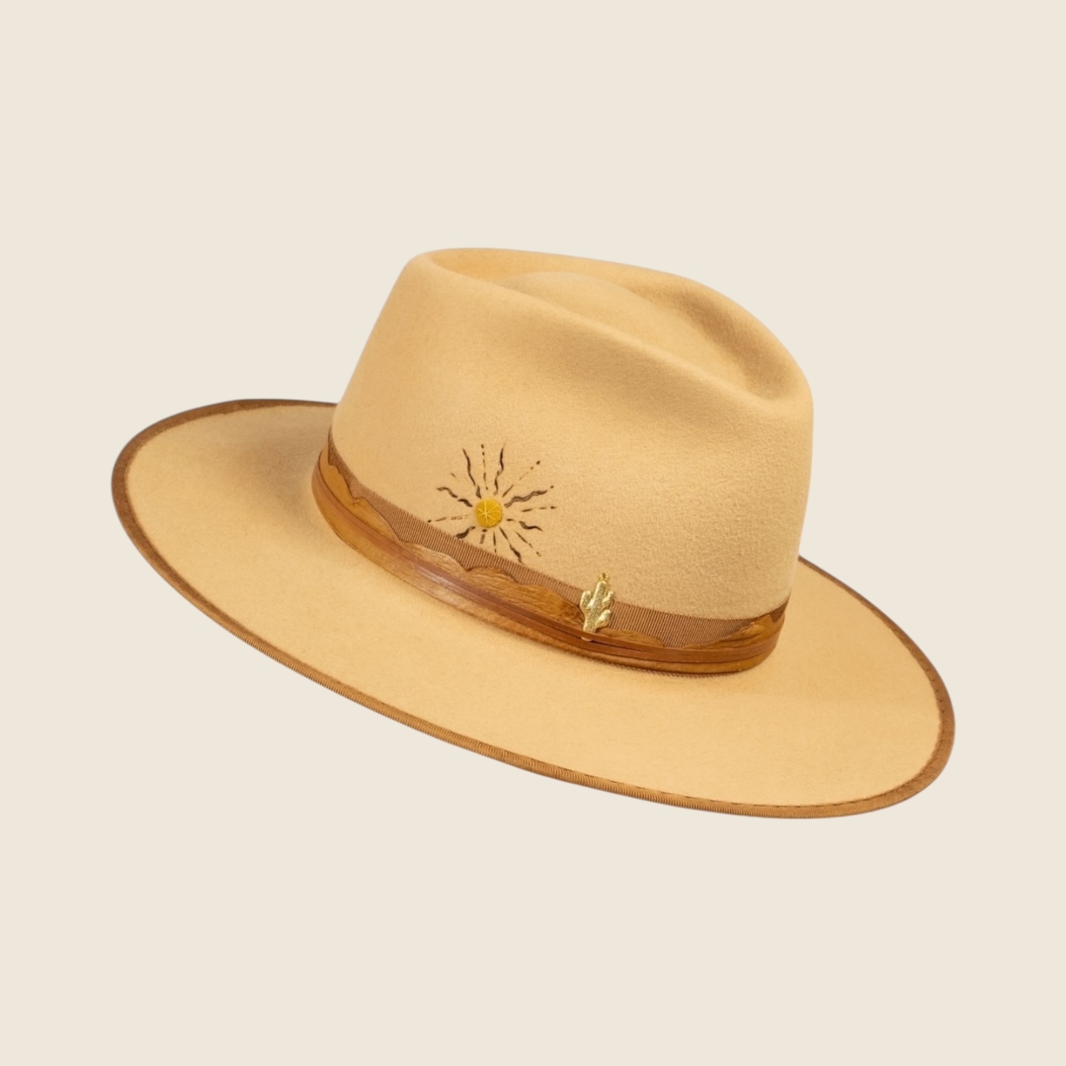 Wide Brim Fur Felt Fedora | 58cm | $720 