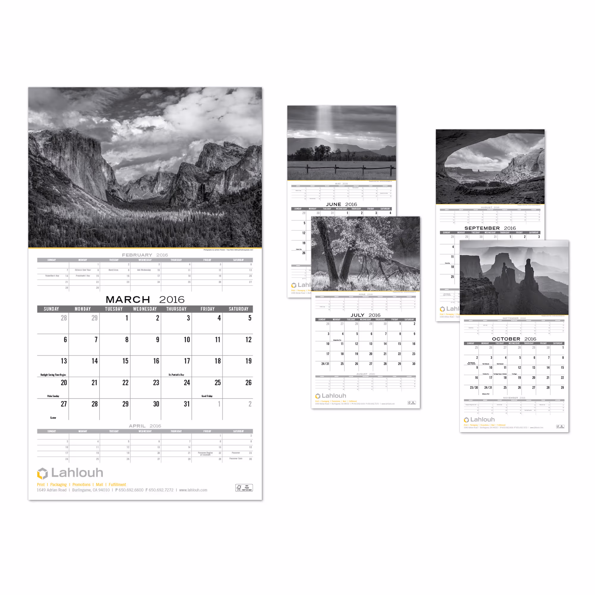 Company branded calendar