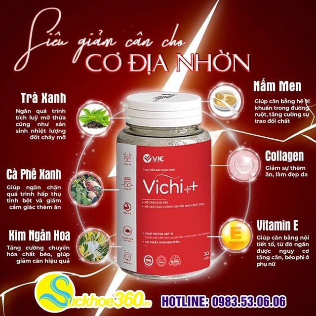 Viên uống giảm cân Vichi là gì? Thành phần nổi bật có gì đặc biệt?