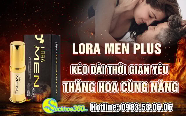 Lora Men là gì? Sản phẩm hỗ trợ sinh lý dạng xịt