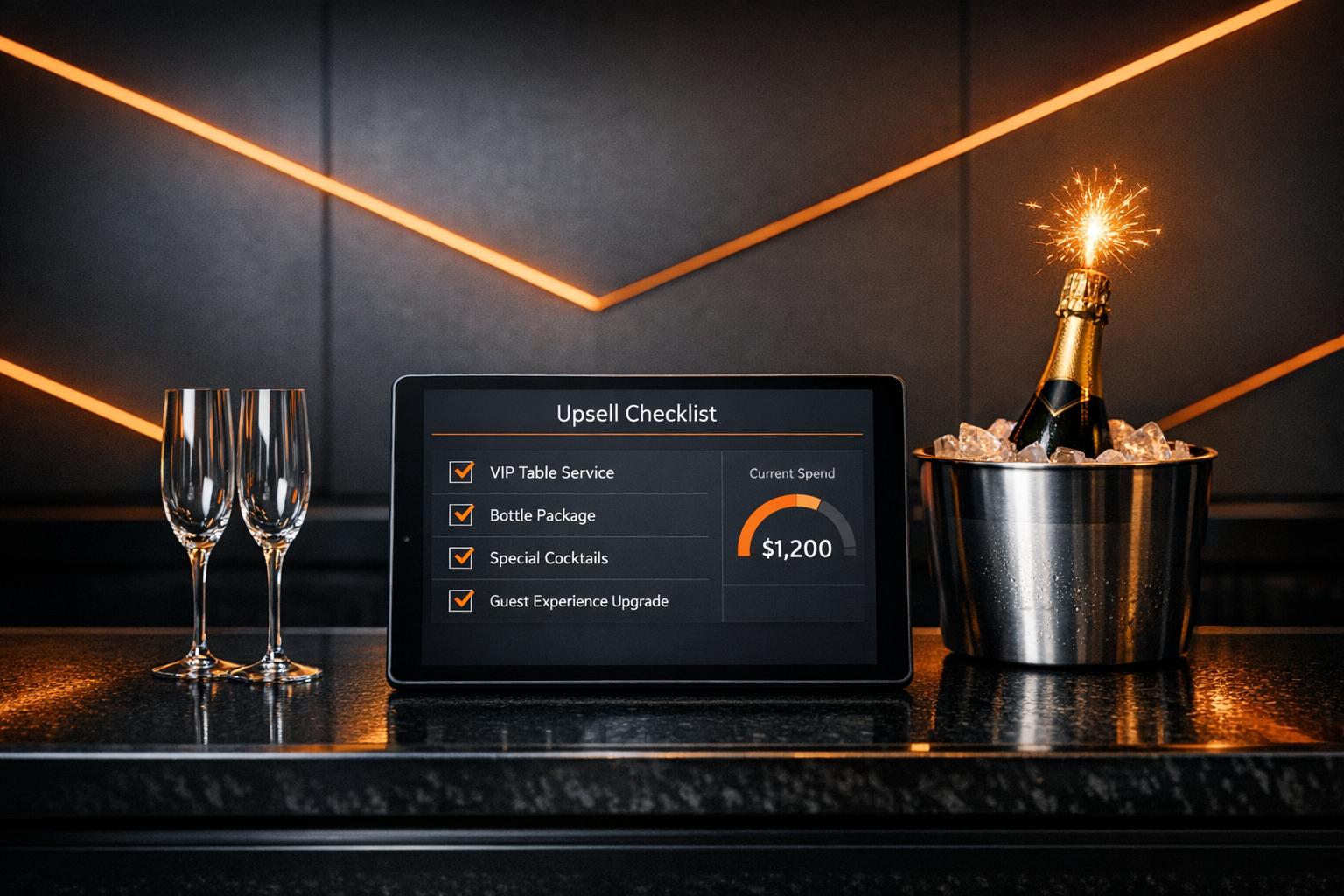 Checklist for Upselling Add-Ons in Nightclubs