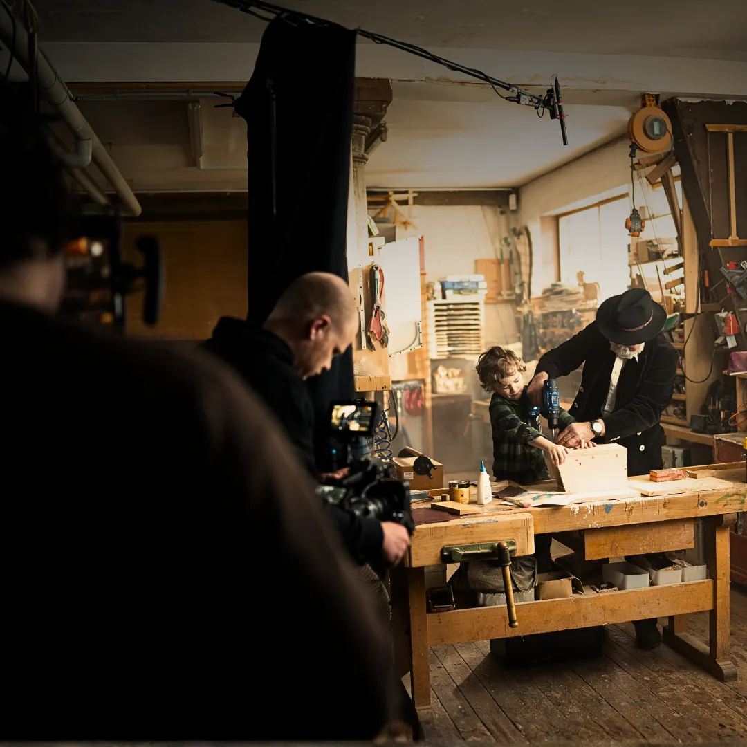 Videodreh, Filmproduktion.