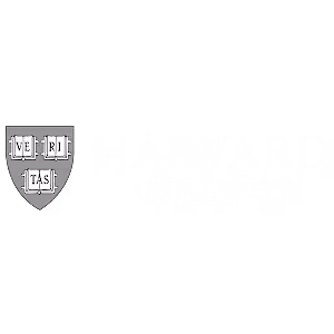 Harvard University shield with three open books showing the word Veritas.