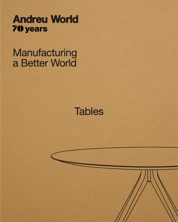 ANDREU WORLD Catalogue Tables 2025