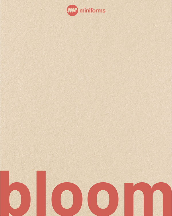 MINIFORMS Catalogue Blooming 2026
