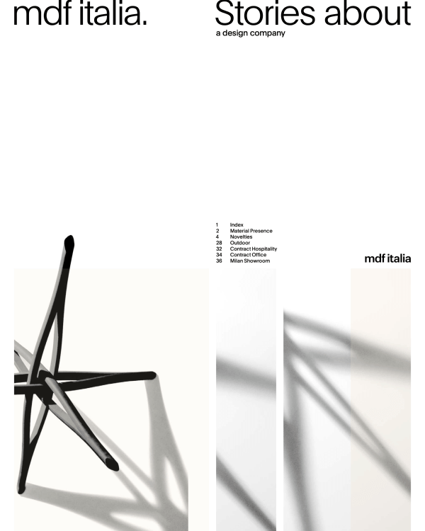 MDF ITALIA Brochure Novelties 2026