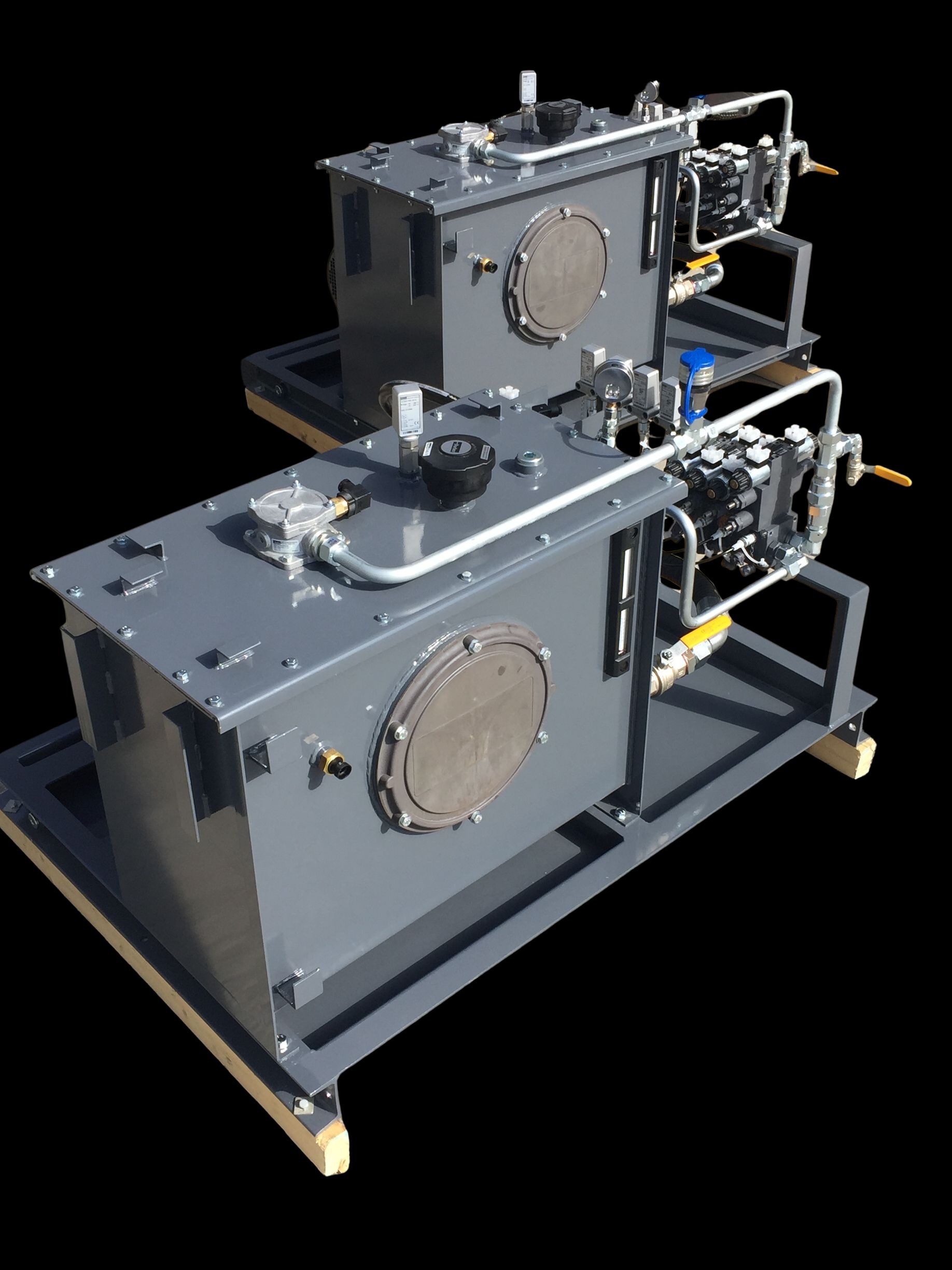 Hydraulikkaggregat (HPU) med Parker-komponenter for industri- og offshoreapplikasjoner