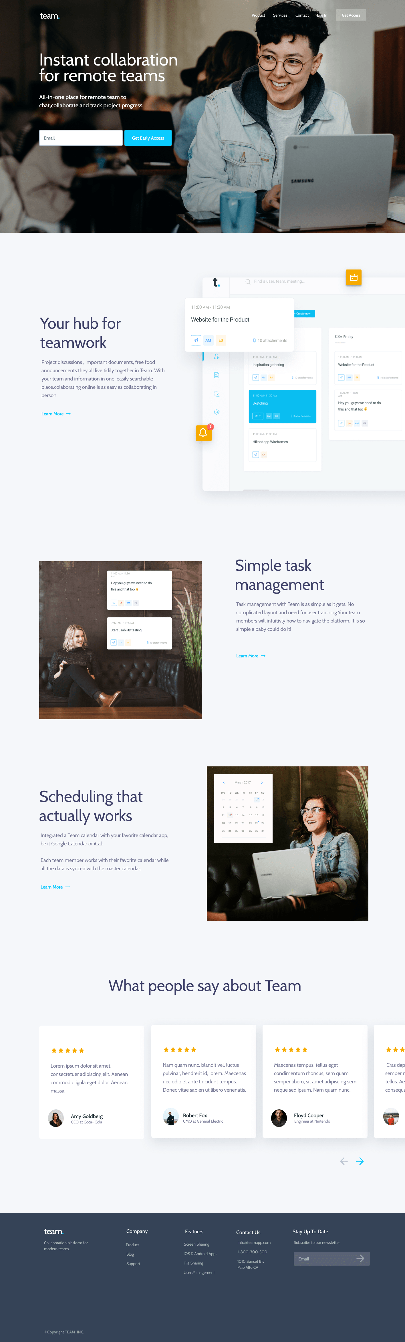 A screenshot of web page