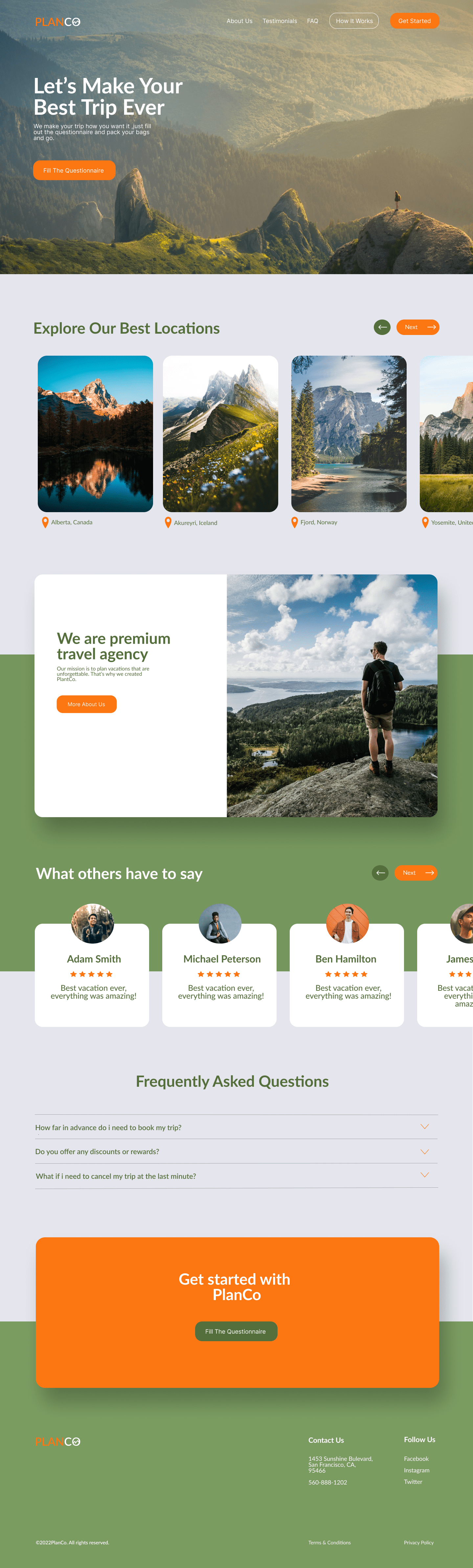 A screenshot of web page
