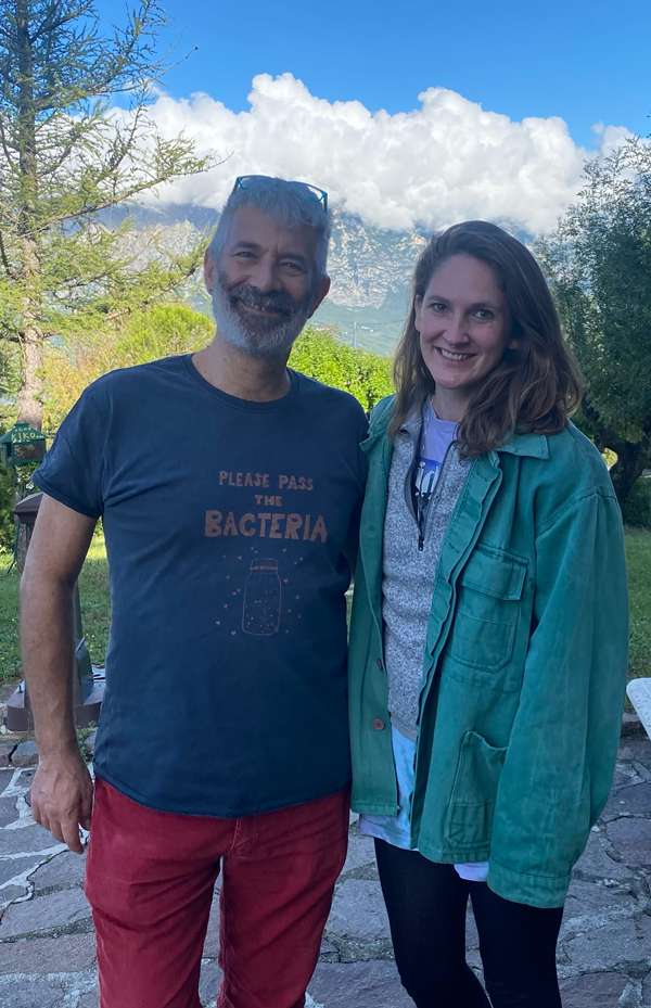 Olivia Sayward and Sandor Katz