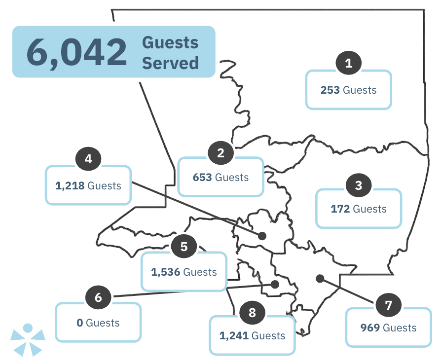 LA County - 8 SPAs map