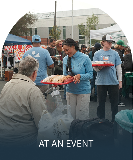 At your own pace and time - at an evcent