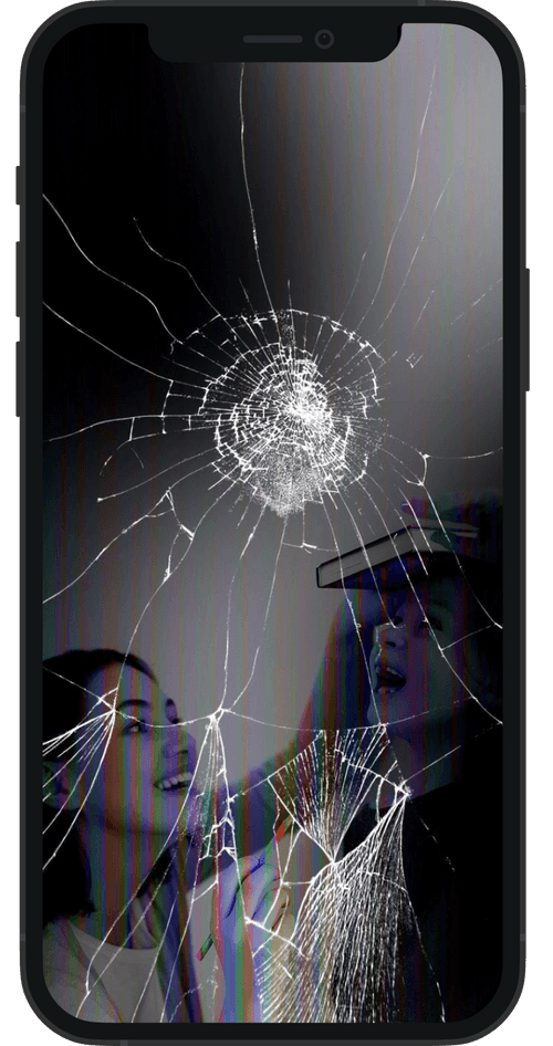 cracked phone screen