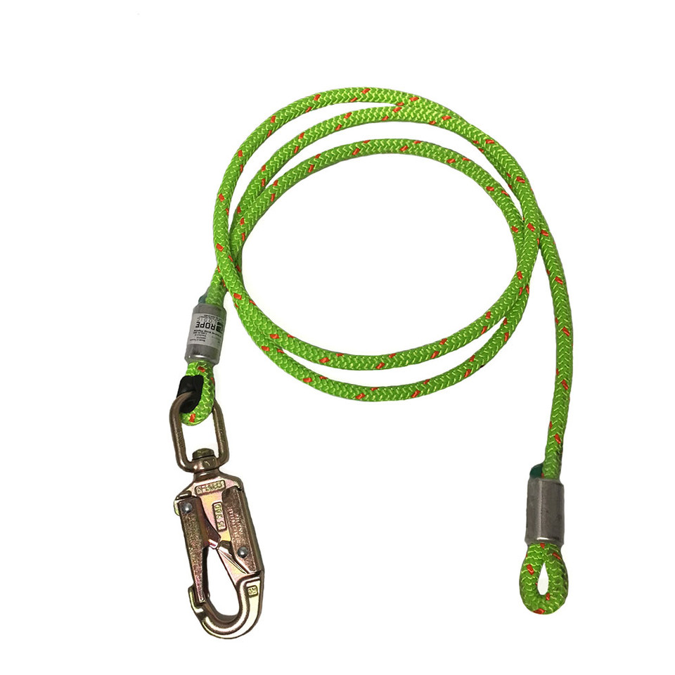 Rope Logic's 1/2in Wirecore Flipline Swivel Snap (12')
