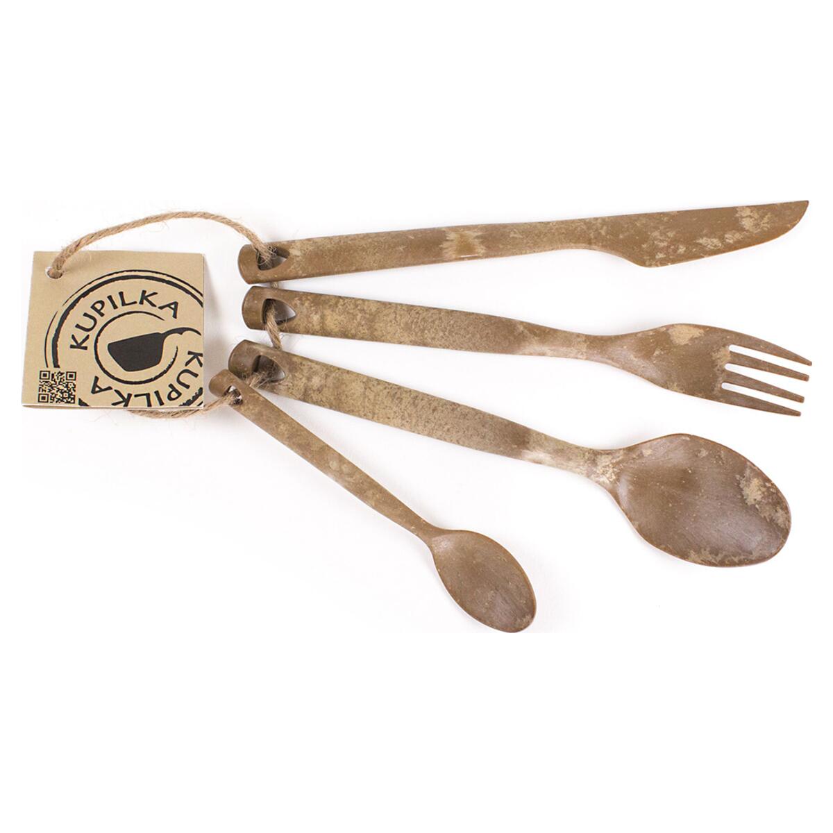 KUPILKA Cutlery Set (Original Brown)