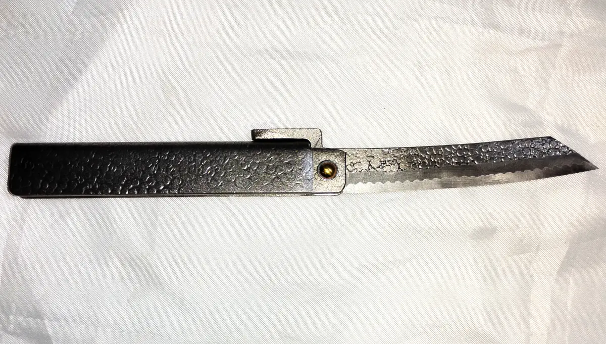 Tomita White Steel Higo Knife, Extra Large (100mm)