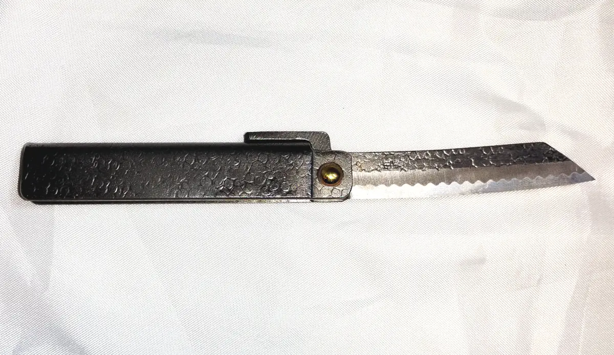 Tomita White Steel Higo Knife, Large (85mm)