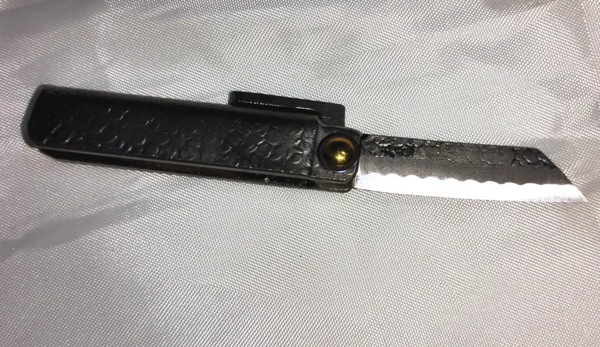 Tomita White Steel Higo Knife, Small (50mm)