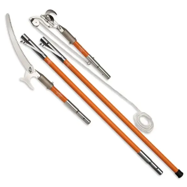 quick change pruner and saw pole set