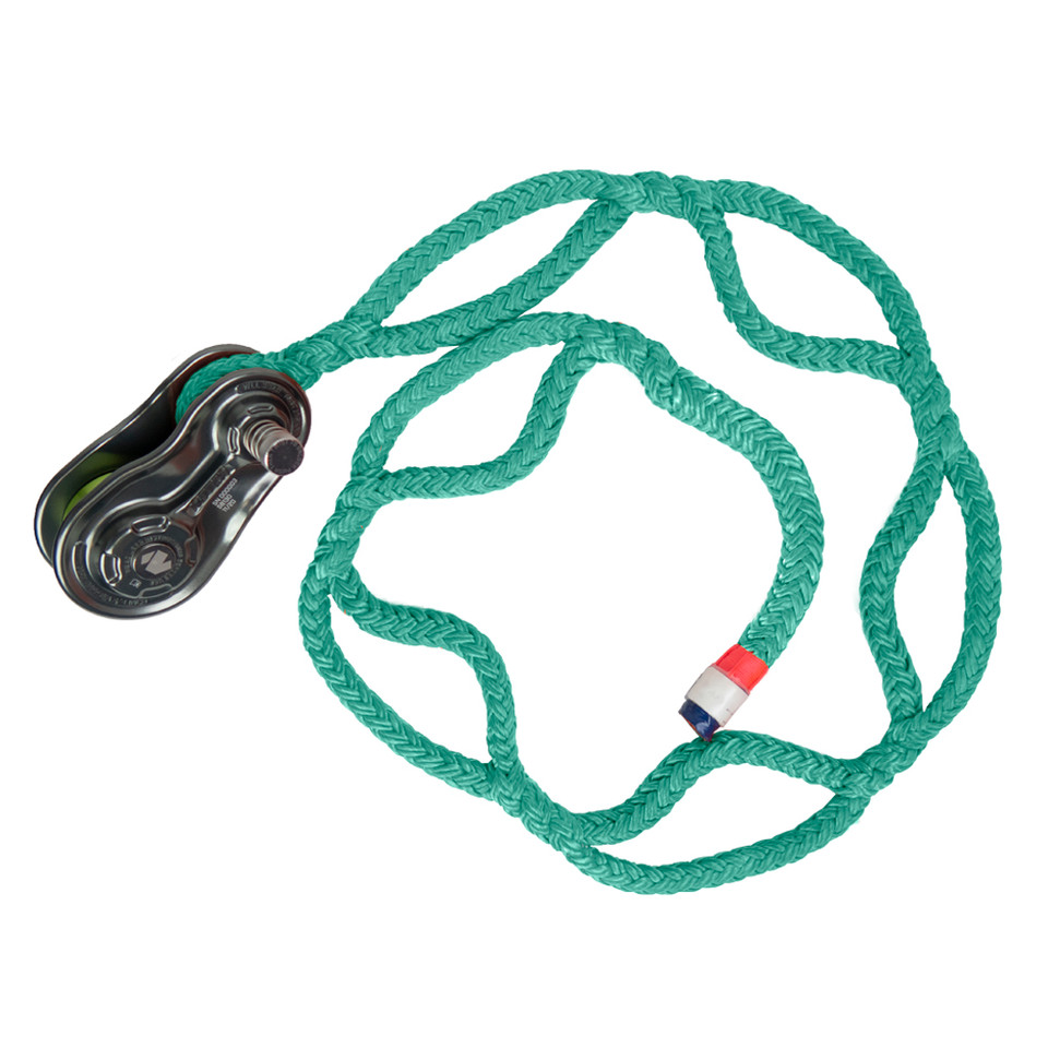 3/4 rigging block with ultra sling