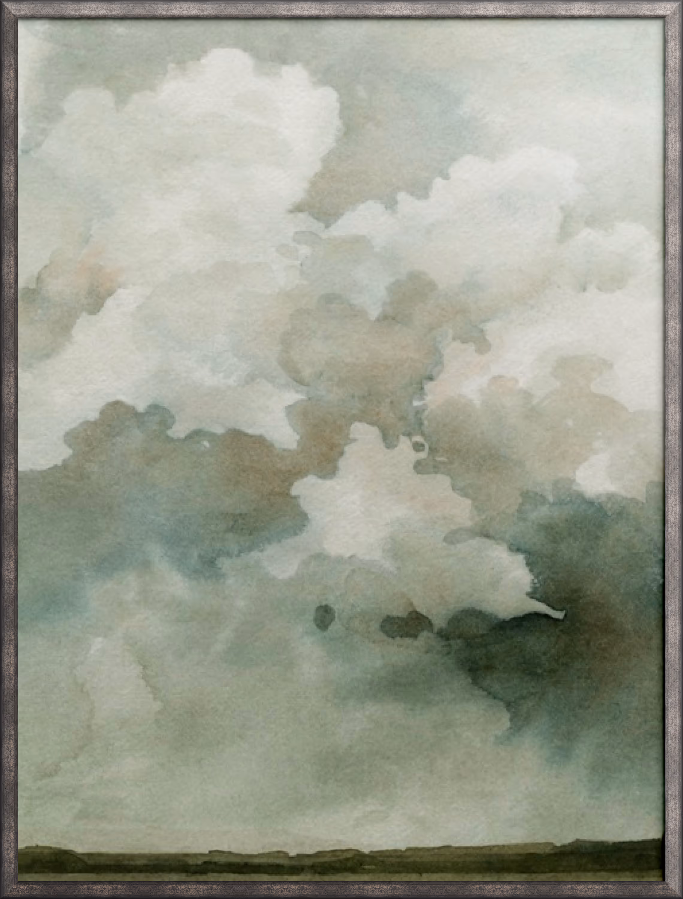 This piece reads like a breath of air in a room, built on a restrained palette of celadon, verdigris, and sea-glass green softened with warm ivory. Its best quality is the sense of scale and lightness. It expands smaller spaces and brings an elevated calm to modern organic homes, especially alongside limestone, pale oak, linen, and matte ceramics.