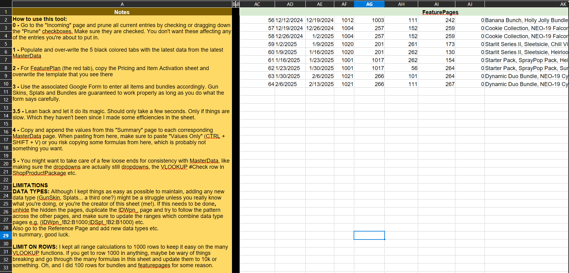 Master Data Helper Summary tab with onboarding notes