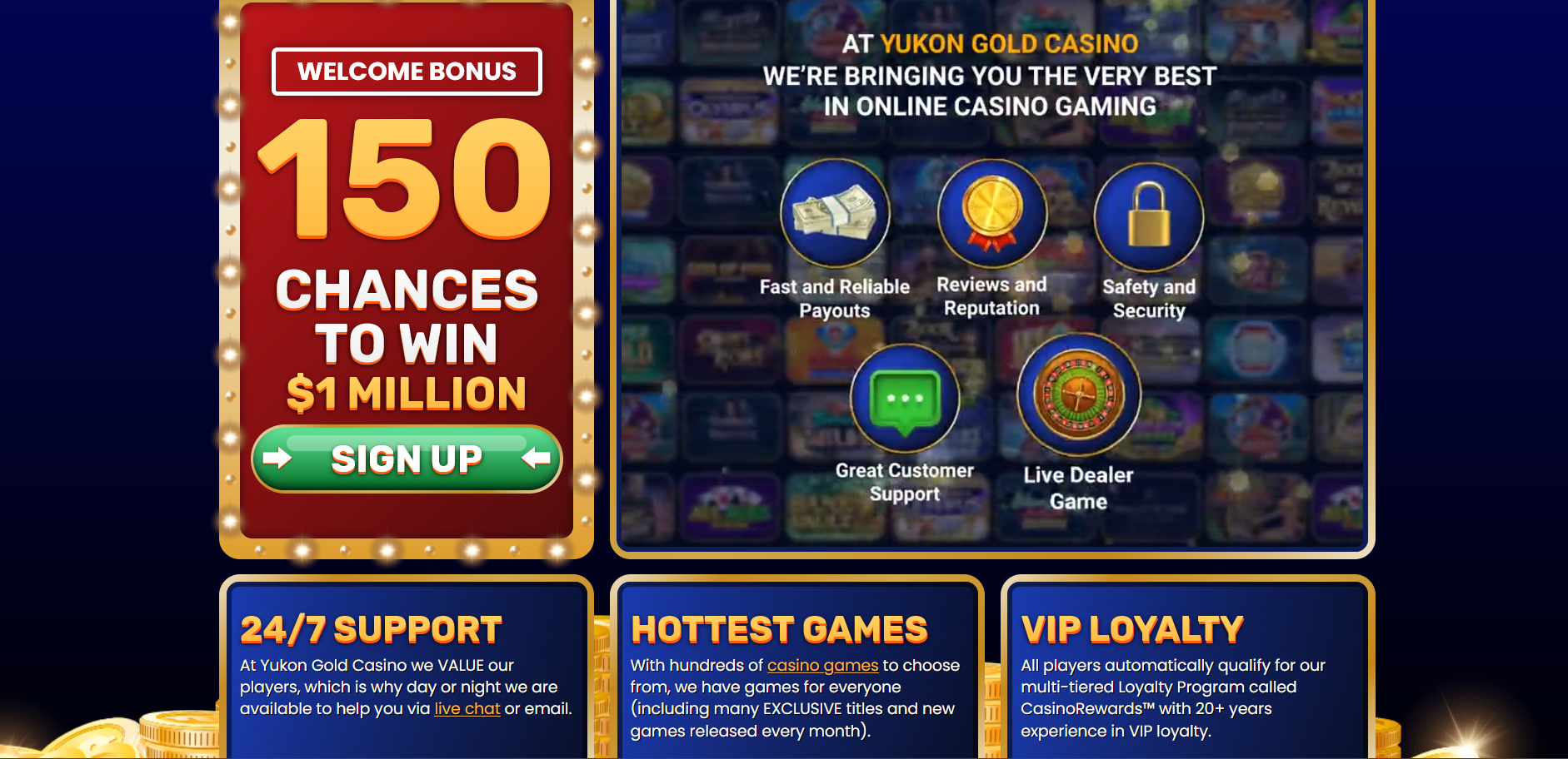 Yukon Gold Casino Image